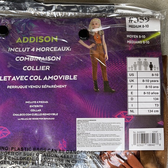 Zombies 2: Addison Children’s Costume! New! Blowout Price! - Picture 11 of 11